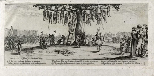 The Torture of the Gallows (Les miseres et les mal-heures de la guerre, pl. 11)